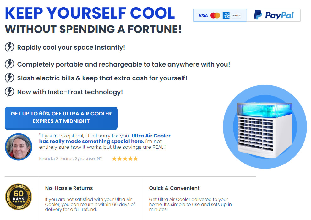 Ultra Air Cooler Review: A Consumer Reports Angle