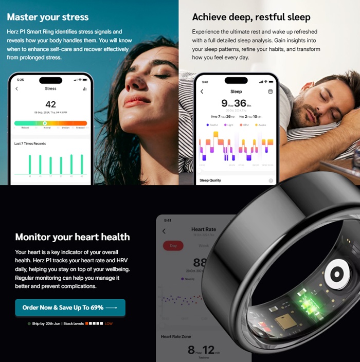 Herz P1 Smart Ring Review + Real Consumer Complaints & App Guide