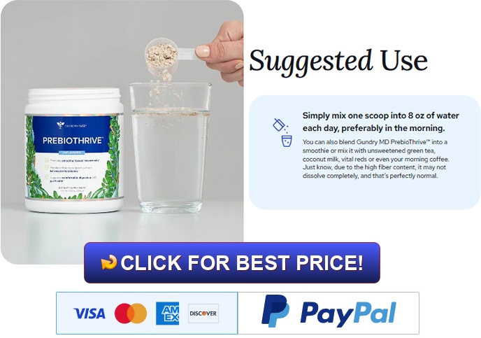 Gundry MD PrebioThrive Review: Does This Prebiotic Supplement Work?