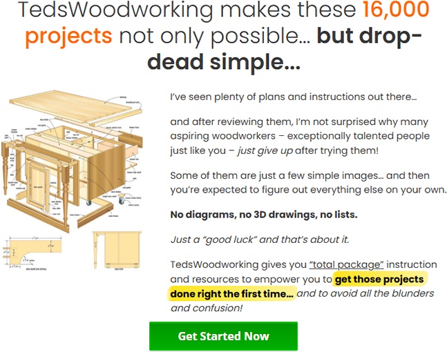 Teds Woodworking Reviews and Complaints: The Truth About 16,000 Plans